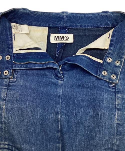 MM6 Maison Martin Margiela（エムエムシックス メゾンマルタンマルジェラ）MM6 Maison Martin Margiela (エムエムシックス メゾンマルタンマルジェラ) デニムスカート インディゴ サイズ:38の古着・服飾アイテム
