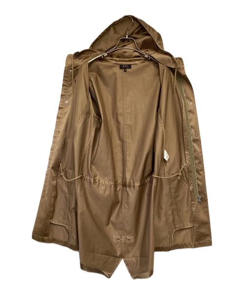A.P.C.（アーペーセー）A.P.C. (アーペーセー) フード付コート ブラウン サイズ:XSの古着・服飾アイテム