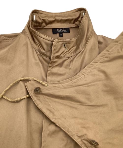 A.P.C.（アーペーセー）A.P.C. (アーペーセー) フード付コート ブラウン サイズ:XSの古着・服飾アイテム