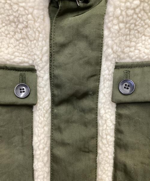 EZUMI（エズミ）EZUMI (エズミ) ミリタリーボアブルゾン ホワイト サイズ:Mの古着・服飾アイテム