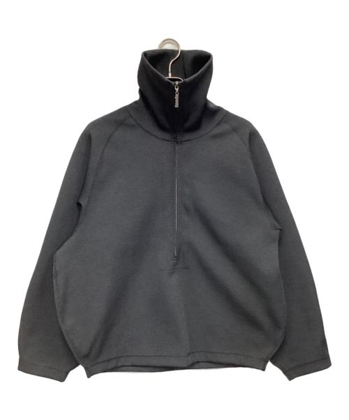 i'm here（アイムヒアー）i'm here (アイムヒアー) ハーフジッププルオーバー ブラック サイズ:Mの古着・服飾アイテム