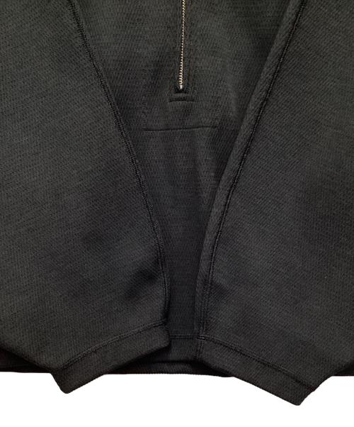 i'm here（アイムヒアー）i'm here (アイムヒアー) ハーフジッププルオーバー ブラック サイズ:Mの古着・服飾アイテム