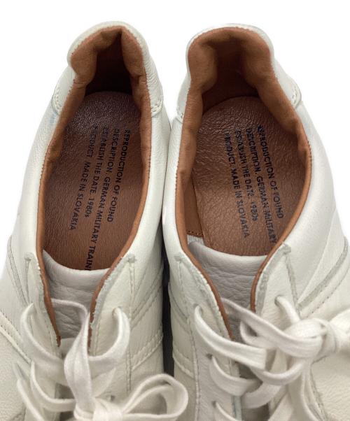 TOMORROW LAND（トゥモローランド）TOMORROW LAND (トゥモローランド) reproduction of found (リプロダクションオブファウンド) GERMAN MILITARY TRAINER（ジャーマンミリタリートレーナー） ホワイト サイズ:42の古着・服飾アイテム