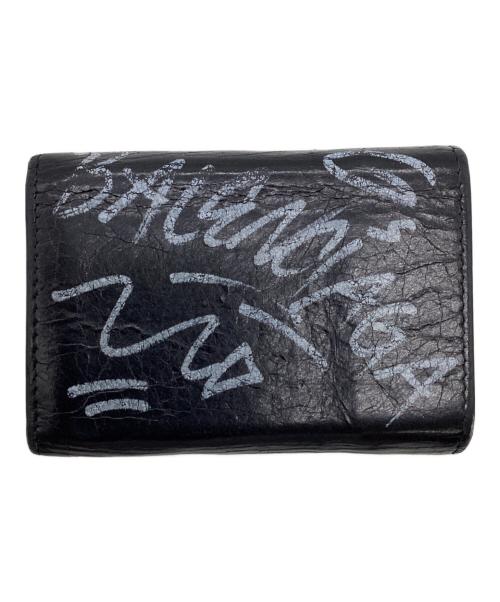 BALENCIAGA（バレンシアガ）BALENCIAGA (バレンシアガ) 3つ折り財布 ブラックの古着・服飾アイテム