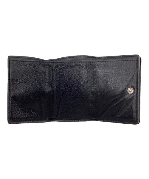 BALENCIAGA（バレンシアガ）BALENCIAGA (バレンシアガ) 3つ折り財布 ブラックの古着・服飾アイテム