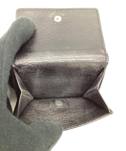 BALENCIAGA（バレンシアガ）BALENCIAGA (バレンシアガ) 3つ折り財布 ブラックの古着・服飾アイテム