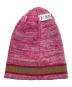 中古・古着 SUPREME (シュプリーム) Heather Stripe Beanie（ヘザー ストライプ ビーニー） ベージュ×ピンク：6000円