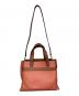 LOEWE (ロエベ) ゲート トップハンドルスモール 2WAYバッグ サーモンピンク×ブラウン：99000円