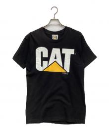 CATERPILLAR（キャタピラー）の古着「CAT プリントTシャツ」｜ブラック