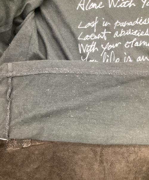 ISAMU KATAYAMA BACKLASH（イサムカタヤマ・バックラッシュ）ISAMU KATAYAMA BACKLASH (イサムカタヤマ・バックラッシュ)  イタリー ショルダー ガーメントダイ ダブルライダース ブラック サイズ:Sの古着・服飾アイテム