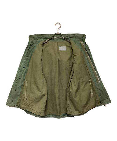 MARKAWARE（マーカウェア）MARKAWARE (マーカウェア) M-65 FIELD JACKET, BIG – MILITARY BACKSATIN（エム65フィールドジャケット ビッグ-ミリタリー バックサテン） グリーン サイズ:1の古着・服飾アイテム
