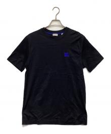 BURBERRY（バーバリー）の古着「EKD 刺繍 クルーネック Tシャツ」｜ブラック