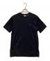 BURBERRY（バーバリー）の古着「EKD 刺繍 クルーネック Tシャツ」｜ブラック