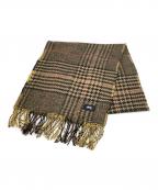 stussyステューシー）の古着「マフラー」｜イエロー×ブラウン