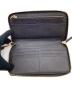 中古・古着 TORY BURCH (トリーバーチ) ROBINSON ZIP CONTINENTAL WALLET（ロビンソン ジップ コンチネンタル ウォレット）長財布 ブラック：12000円