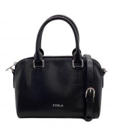 FURLA（フルラ）の古着「NEXT S SATCHEL（ネクスト エス サッチェル）２WAYバッグ」｜ブラック