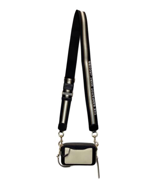 MARC JACOBS（マークジェイコブス）MARC JACOBS (マークジェイコブス) THE SNAPSHOT（ザ スナップショット）ショルダーバッグ ベージュ×ブラックの古着・服飾アイテム