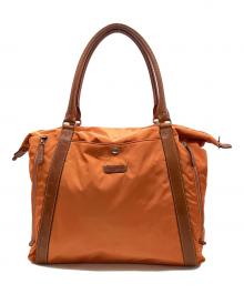 Daniel&Bob（ダニエル＆ボブ）の古着「ハンドバッグ」｜ブラウン×オレンジ