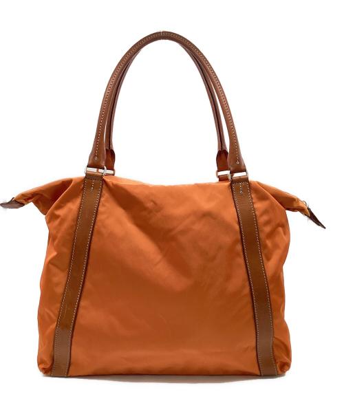 Daniel&Bob（ダニエル＆ボブ）Daniel&Bob (ダニエル＆ボブ) ハンドバッグ ブラウン×オレンジの古着・服飾アイテム