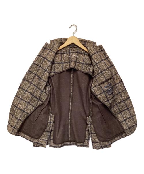 CIRCOLO 1901（チルコロ1901）CIRCOLO 1901 (チルコロ1901) テーラードジャケット ブラウン サイズ:46の古着・服飾アイテム