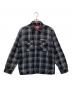 SUPREME（シュプリーム）の古着「Quilted Flannel Shirt（キルテッド フランネル シャツ）」｜ブラック