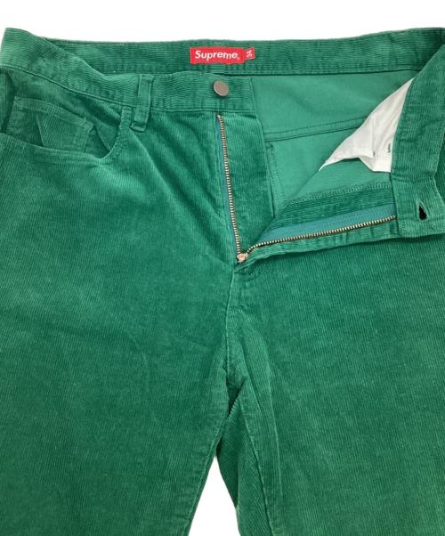 SUPREME（シュプリーム）SUPREME (シュプリーム) コーデュロイパンツ グリーン サイズ:34の古着・服飾アイテム