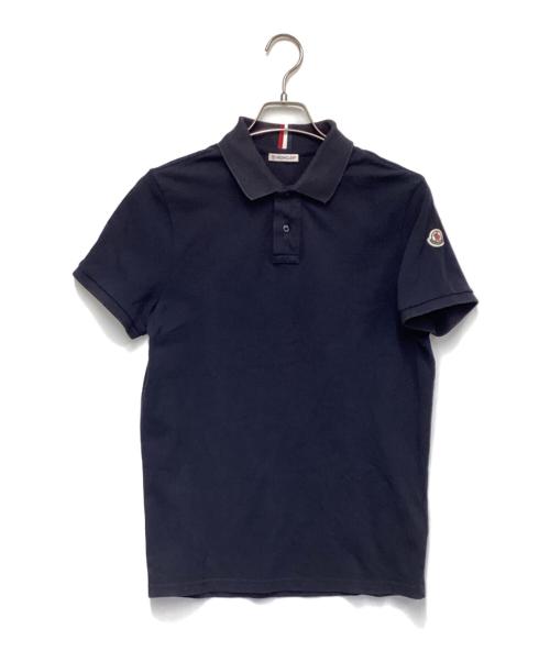 MONCLER（モンクレール）MONCLER (モンクレール) MAGLIA POLO MANICA CORT（マグリア 半袖 ポロシャツ） ネイビー サイズ:Sの古着・服飾アイテム