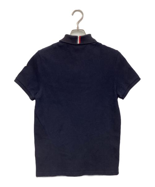 MONCLER（モンクレール）MONCLER (モンクレール) MAGLIA POLO MANICA CORT（マグリア 半袖 ポロシャツ） ネイビー サイズ:Sの古着・服飾アイテム