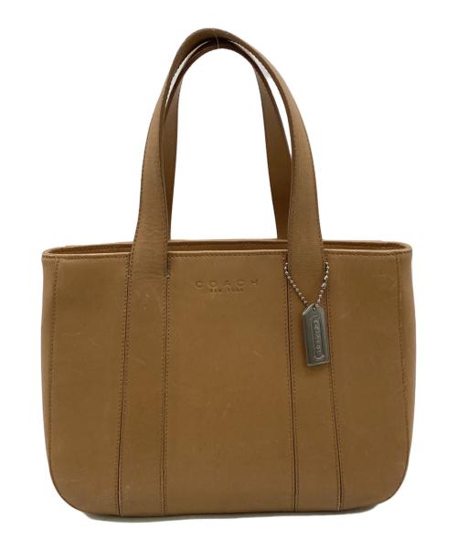 COACH（コーチ）COACH (コーチ) ミニトートバッグ キャメルの古着・服飾アイテム