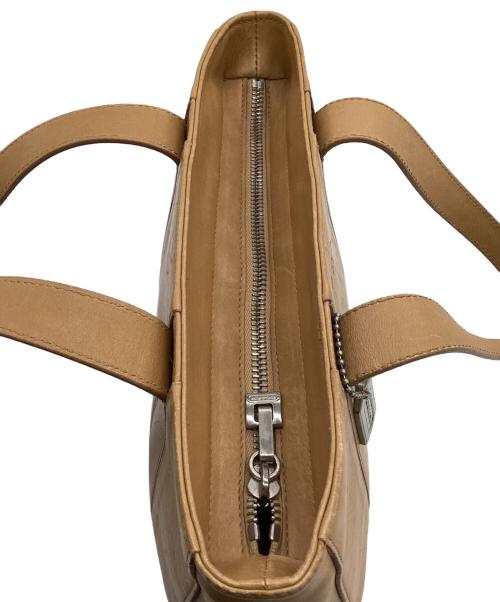 COACH（コーチ）COACH (コーチ) ミニトートバッグ キャメルの古着・服飾アイテム