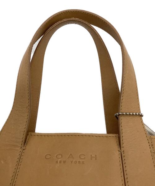 COACH（コーチ）COACH (コーチ) ミニトートバッグ キャメルの古着・服飾アイテム