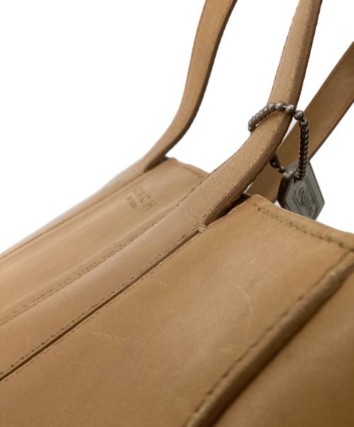 COACH（コーチ）COACH (コーチ) ミニトートバッグ キャメルの古着・服飾アイテム