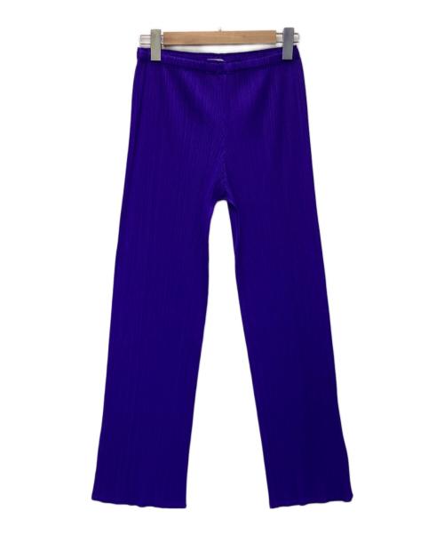 PLEATS PLEASE（プリーツプリーズ）PLEATS PLEASE (プリーツプリーズ) プリーツパンツ ブルー サイズ:2の古着・服飾アイテム