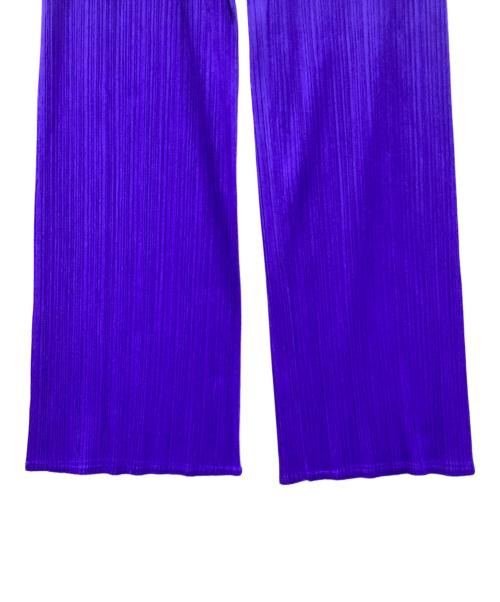 PLEATS PLEASE（プリーツプリーズ）PLEATS PLEASE (プリーツプリーズ) プリーツパンツ ブルー サイズ:2の古着・服飾アイテム