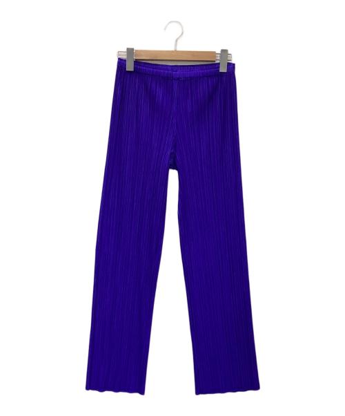 PLEATS PLEASE（プリーツプリーズ）PLEATS PLEASE (プリーツプリーズ) プリーツパンツ ブルー サイズ:2の古着・服飾アイテム