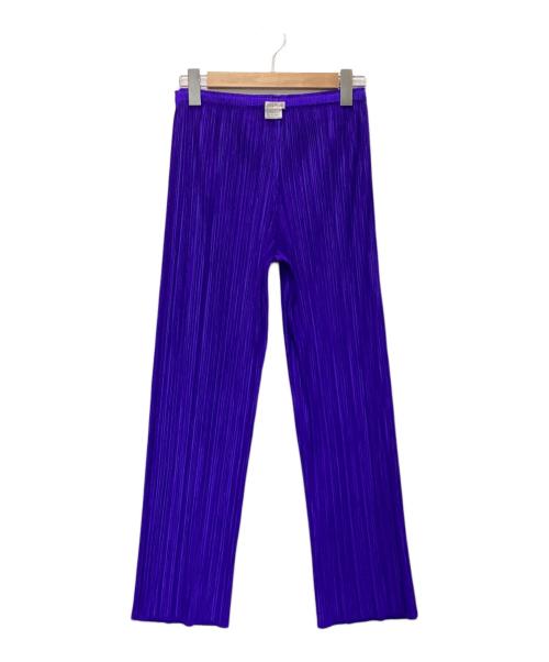 PLEATS PLEASE（プリーツプリーズ）PLEATS PLEASE (プリーツプリーズ) プリーツパンツ ブルー サイズ:2の古着・服飾アイテム