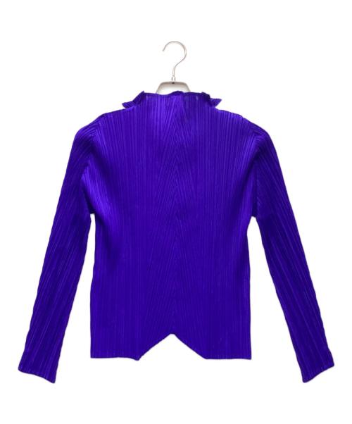 PLEATS PLEASE（プリーツプリーズ）PLEATS PLEASE (プリーツプリーズ) プリーツブラウス ブルー サイズ:3の古着・服飾アイテム