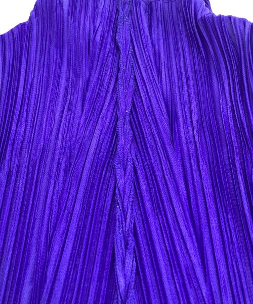 PLEATS PLEASE（プリーツプリーズ）PLEATS PLEASE (プリーツプリーズ) プリーツブラウス ブルー サイズ:3の古着・服飾アイテム