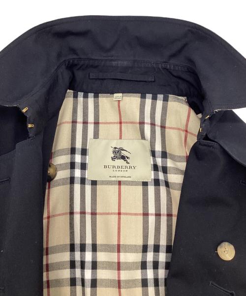 BURBERRY LONDON（バーバリーロンドン）BURBERRY LONDON (バーバリーロンドン) ショート トレンチコート ネイビー サイズ:UK12Rの古着・服飾アイテム