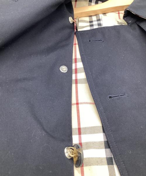 BURBERRY LONDON（バーバリーロンドン）BURBERRY LONDON (バーバリーロンドン) ショート トレンチコート ネイビー サイズ:UK12Rの古着・服飾アイテム