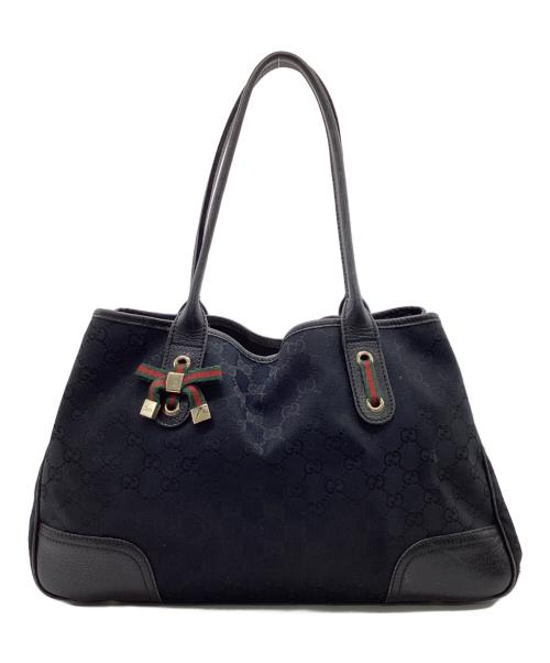GUCCI（グッチ）GUCCI (グッチ) プリンシー トートバッグ ブラック サイズ:-の古着・服飾アイテム