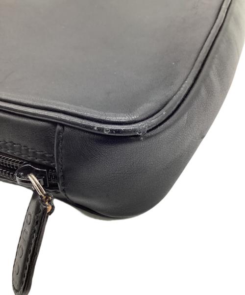 GUCCI（グッチ）GUCCI (グッチ) セカンドバッグ ブラックの古着・服飾アイテム
