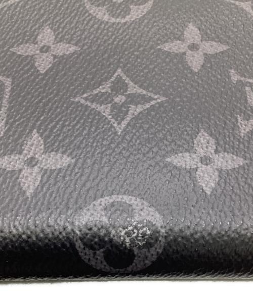 LOUIS VUITTON（ルイ ヴィトン）LOUIS VUITTON (ルイ ヴィトン) モノグラム エクリプス ジッピーウォレット･ヴェルティカル ブラックの古着・服飾アイテム