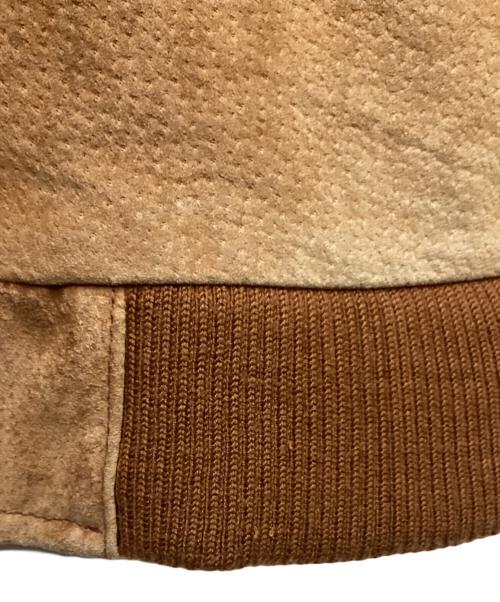 LUIS ALVEAR（ルイ アルヴェアール）LUIS ALVEAR (ルイ アルヴェアール) レザーブルゾン ブラウン サイズ:Lの古着・服飾アイテム