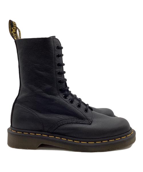 Dr.Martens（ドクターマーチン）Dr.Martens (ドクターマーチン) 1490 VIRGINA（バージニア）10ホールブーツ ブラック サイズ:UK5の古着・服飾アイテム
