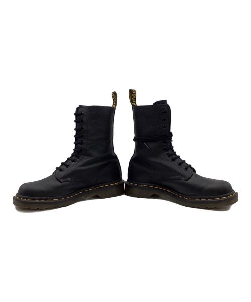 Dr.Martens（ドクターマーチン）Dr.Martens (ドクターマーチン) 1490 VIRGINA（バージニア）10ホールブーツ ブラック サイズ:UK5の古着・服飾アイテム