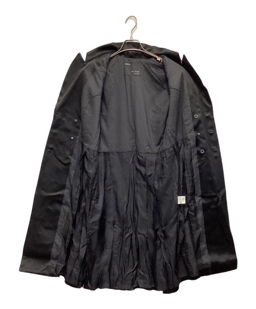 hazama（ハザマ）hazama (ハザマ) 駆け巡る黒衣コート アセテートVER ブラック サイズ:Sの古着・服飾アイテム