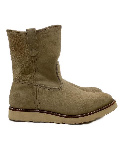 RED WING（レッドウィング）RED WING (レッドウィング) 9インチ ペコスブーツ ベージュ サイズ:US8 1/2 Eの古着・服飾アイテム