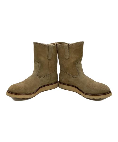 RED WING（レッドウィング）RED WING (レッドウィング) 9インチ ペコスブーツ ベージュ サイズ:US8 1/2 Eの古着・服飾アイテム