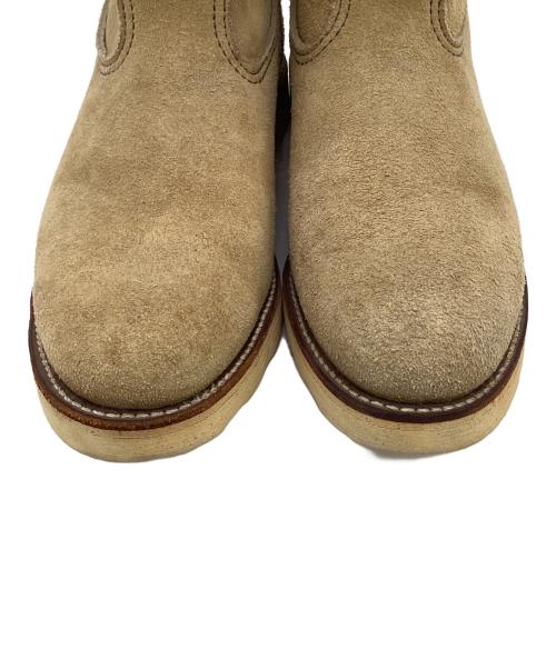 RED WING（レッドウィング）RED WING (レッドウィング) 9インチ ペコスブーツ ベージュ サイズ:US8 1/2 Eの古着・服飾アイテム